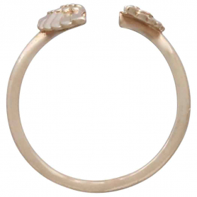 Bronze Adjustable Angel Wing Ring