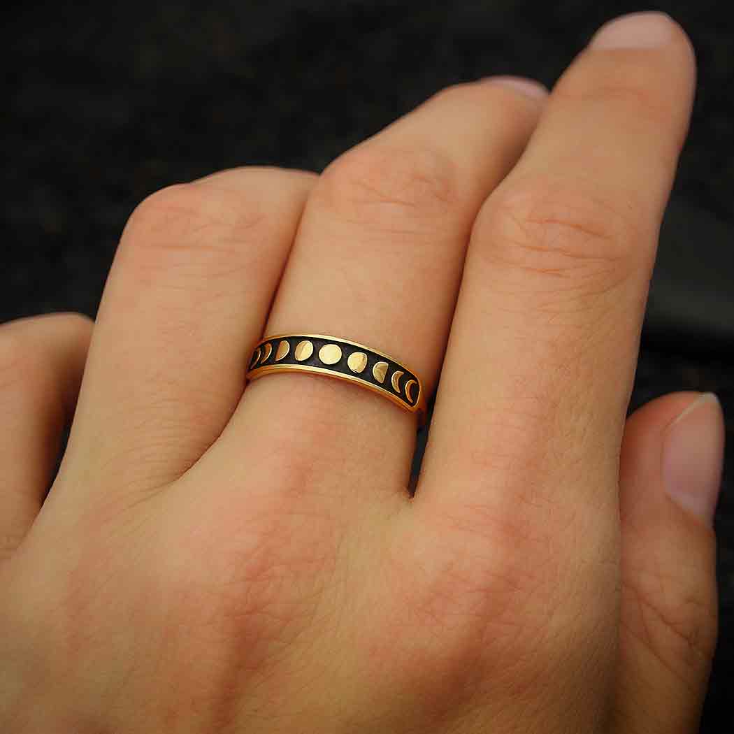 Bronze Moon Phases Ring