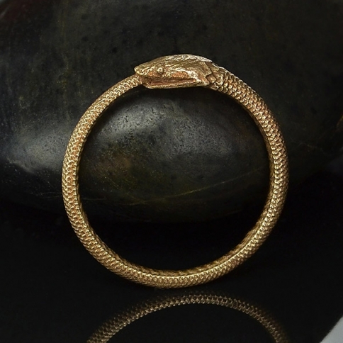 Bronze Ouroboros Ring