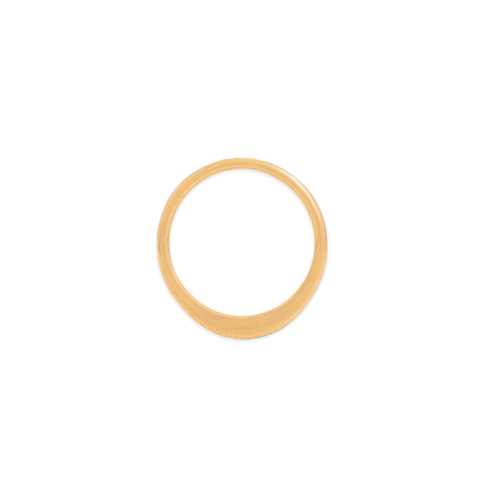 Nina Designs Bronze half hammered Circle Link 12mm