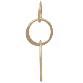 Bronze Three Circles of Life Link Side View