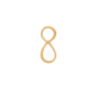 Nina Designs Bronze Infinity Link 8x19mm