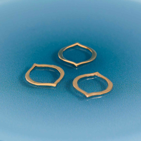 Bronze Small Arabesque Link 15mm