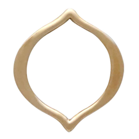 Bronze Small Arabesque Link Back View