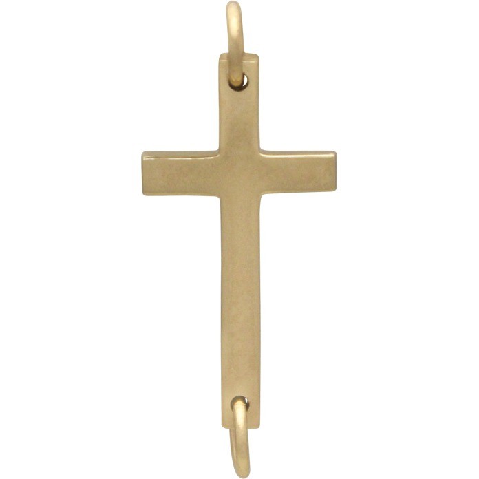 Large Cross Link  - Bronze 12x23mm DISCONTINUED