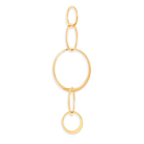 Nina Designs Bronze Five Circle of Life Link 18x55mm