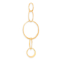 Nina Designs Bronze Five Circle of Life Link 18x55mm