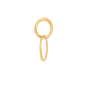 Bronze Two Circle of Life Link 19x12mm
