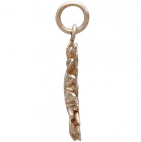 Bronze Sunflower Charm 22x15mm