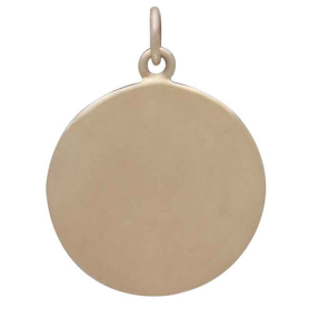 Bronze Medusa Pendant Back View