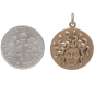 Bronze Medusa Pendant with Dime