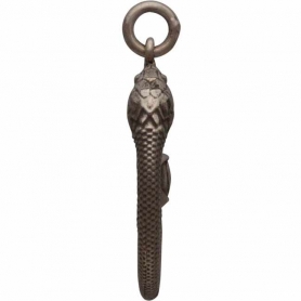 All Seeing Eye and Ouroboros Pendant - Bronze 26x21mm