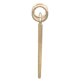 Bronze Cathedral Rose Window Pendant Festoon Side View