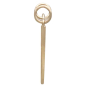 Bronze Cathedral Rose Window Pendant Festoon Side View