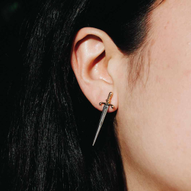 【STONEHENgE】GYEOL〜Silver Material Earrings SA25A20P StoneHenge Silver Earrings SC1571 Silver 925 Cubic Zirconia