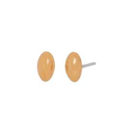 Bronze Small Oval Post Earring 7x4mm