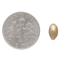 Bronze Small Oval Post Earring with Dime