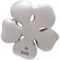Sterling Silver Large Cherry Blossom Solderable Charm12x12mm