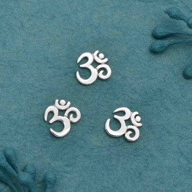 Sterling Silver Ohm Solderable Charm 6x7mm DISCONTINUED