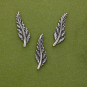Nina Designs Sterling Silver Fern Solderable Charm 7x20mm