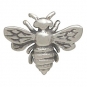 Sterling Silver Honey Bee Solderable Charm 9x11mm