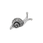Nina Designs Sterling Silver Snail Solderable Charm 5x14mm