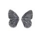 Nina Designs Sterling Silver Butterfly Wing Solderable Charm Set 13x8mm