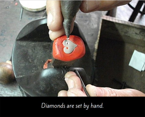 Setting Diamonds in Charms