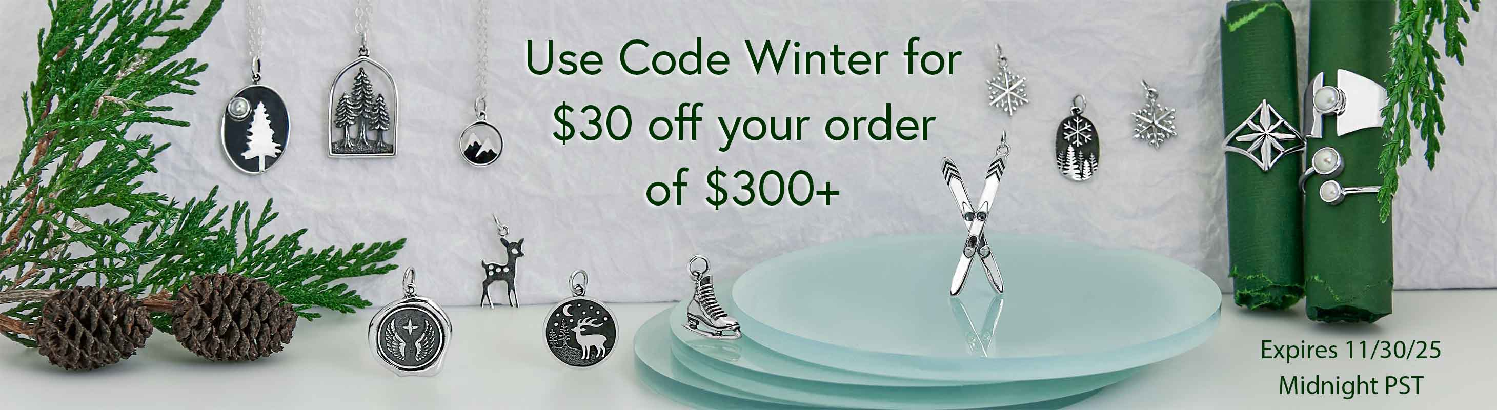 Take  $30 off orders of $300