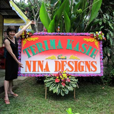 Nina at Factory Party in Bali
