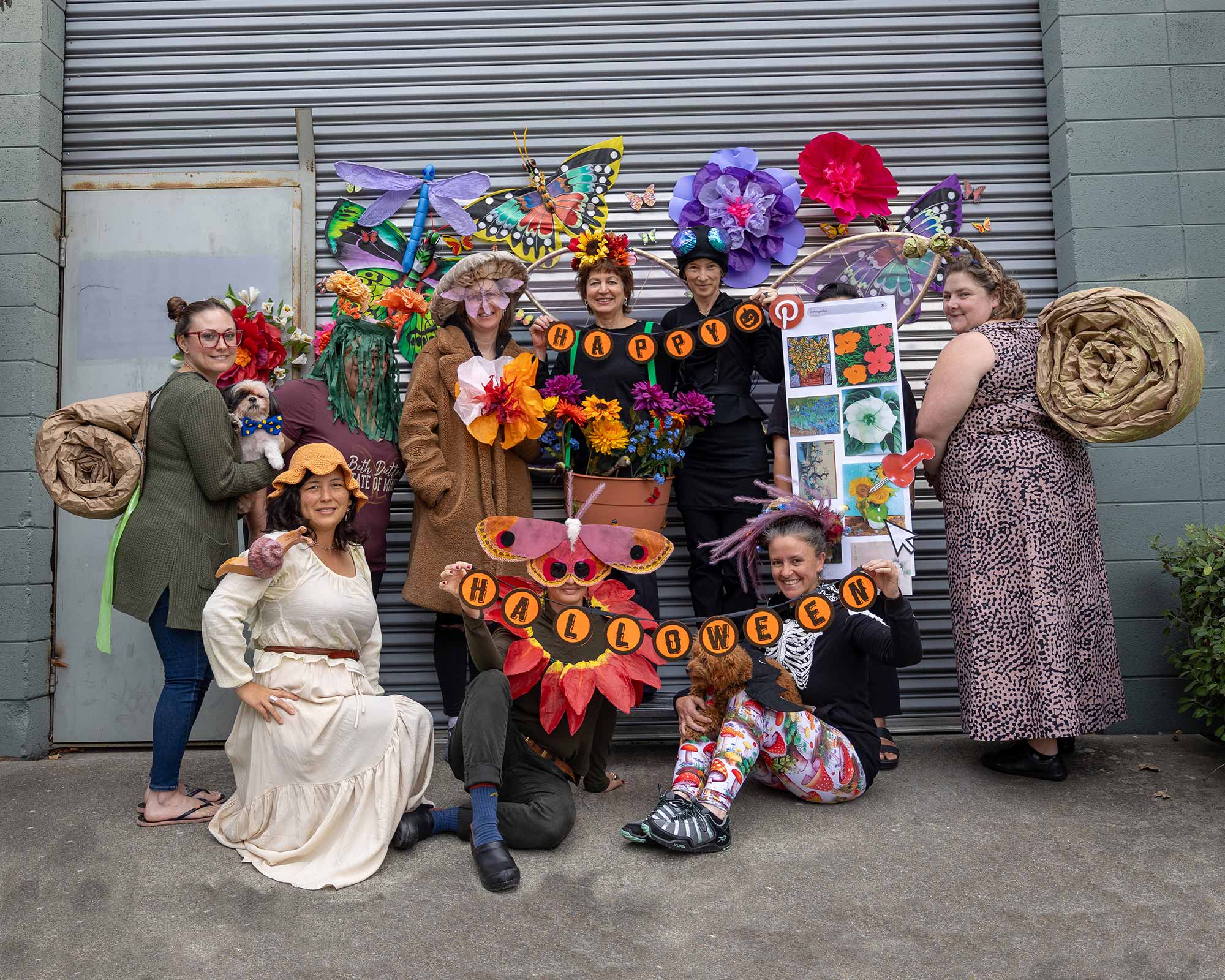 2024 Staff Photo in Halloween Costumes