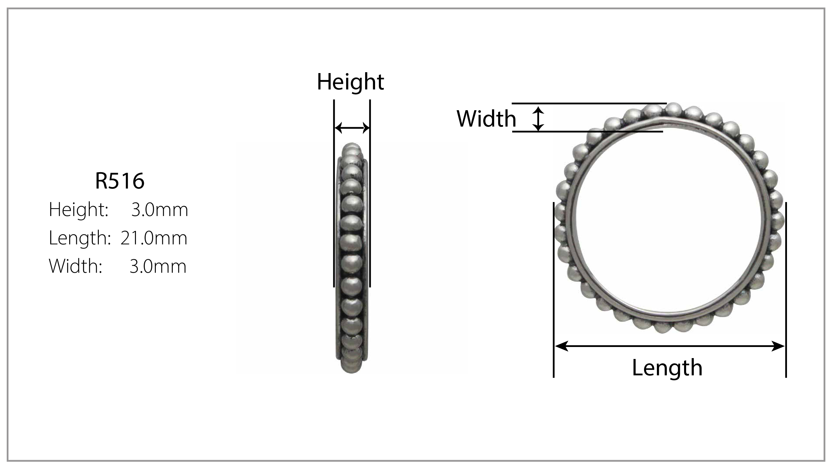 How we measure finger rings