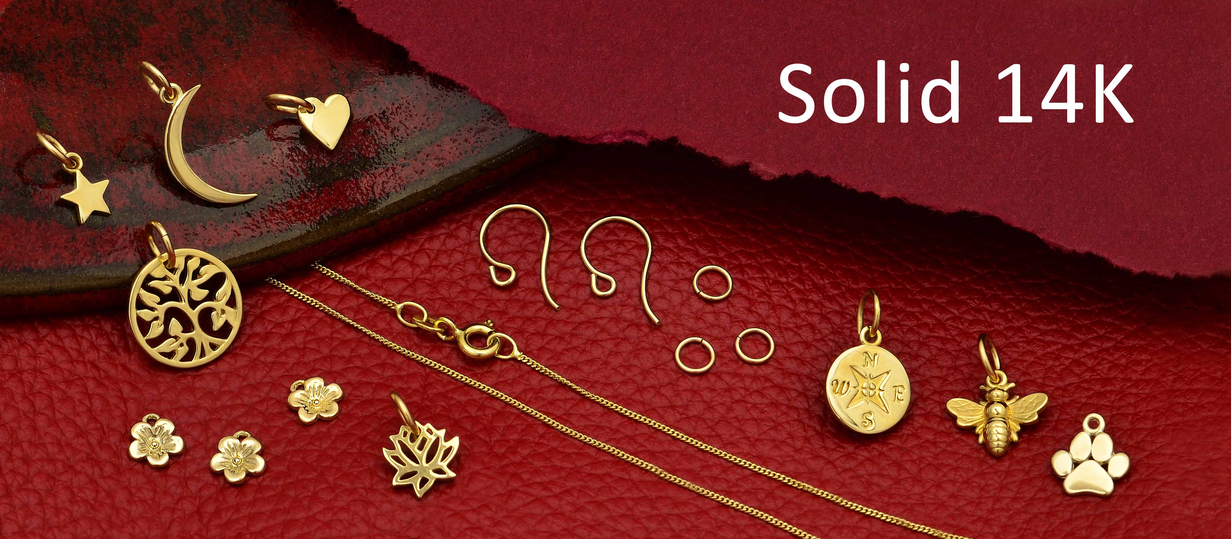 Shop Solid 14K Gold Charms