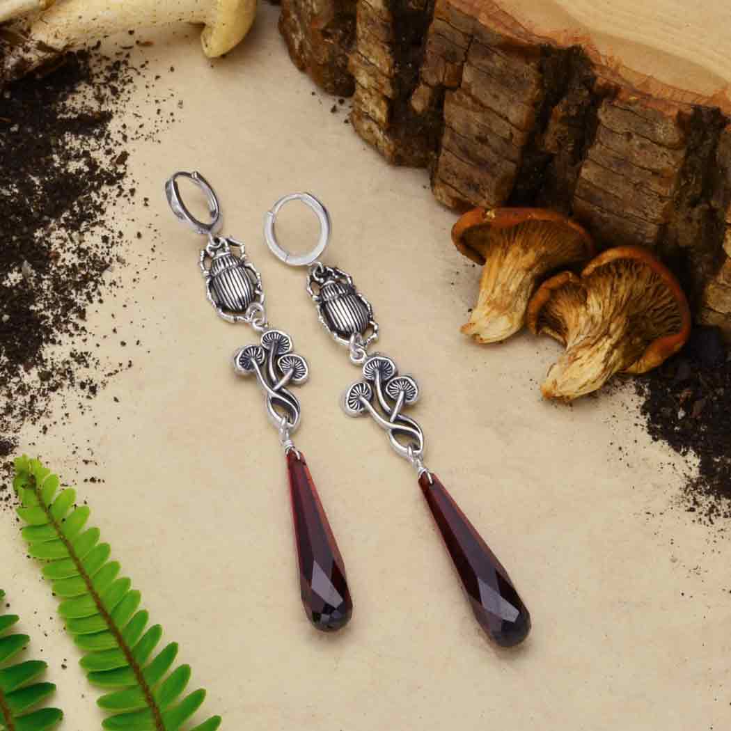 Beetle Bloom Earrings