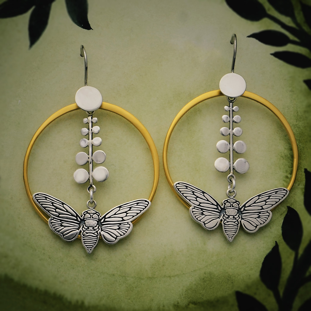 Cicada Emergence Earrings