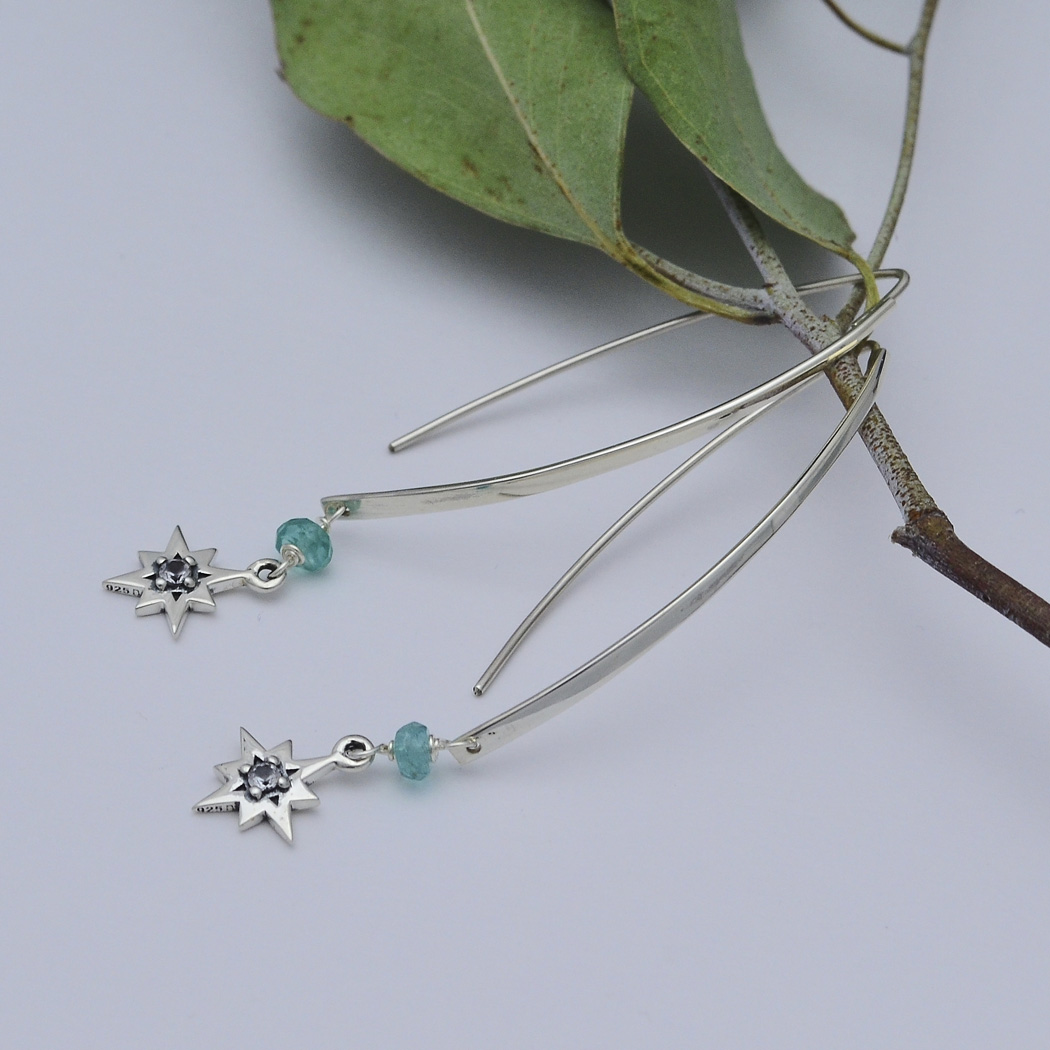 Falling Star Earrings Parts List