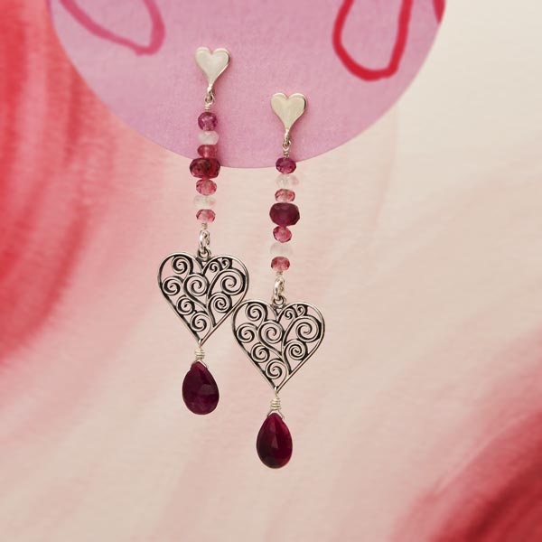 Heart Song Earrings Parts List