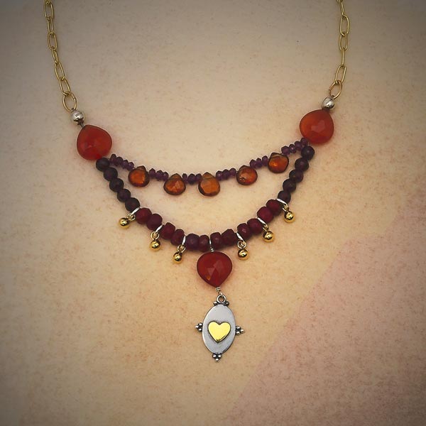 Hearts on Fire necklace design idea