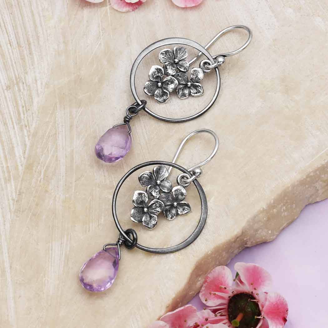 Hydrangea Earrings parts list