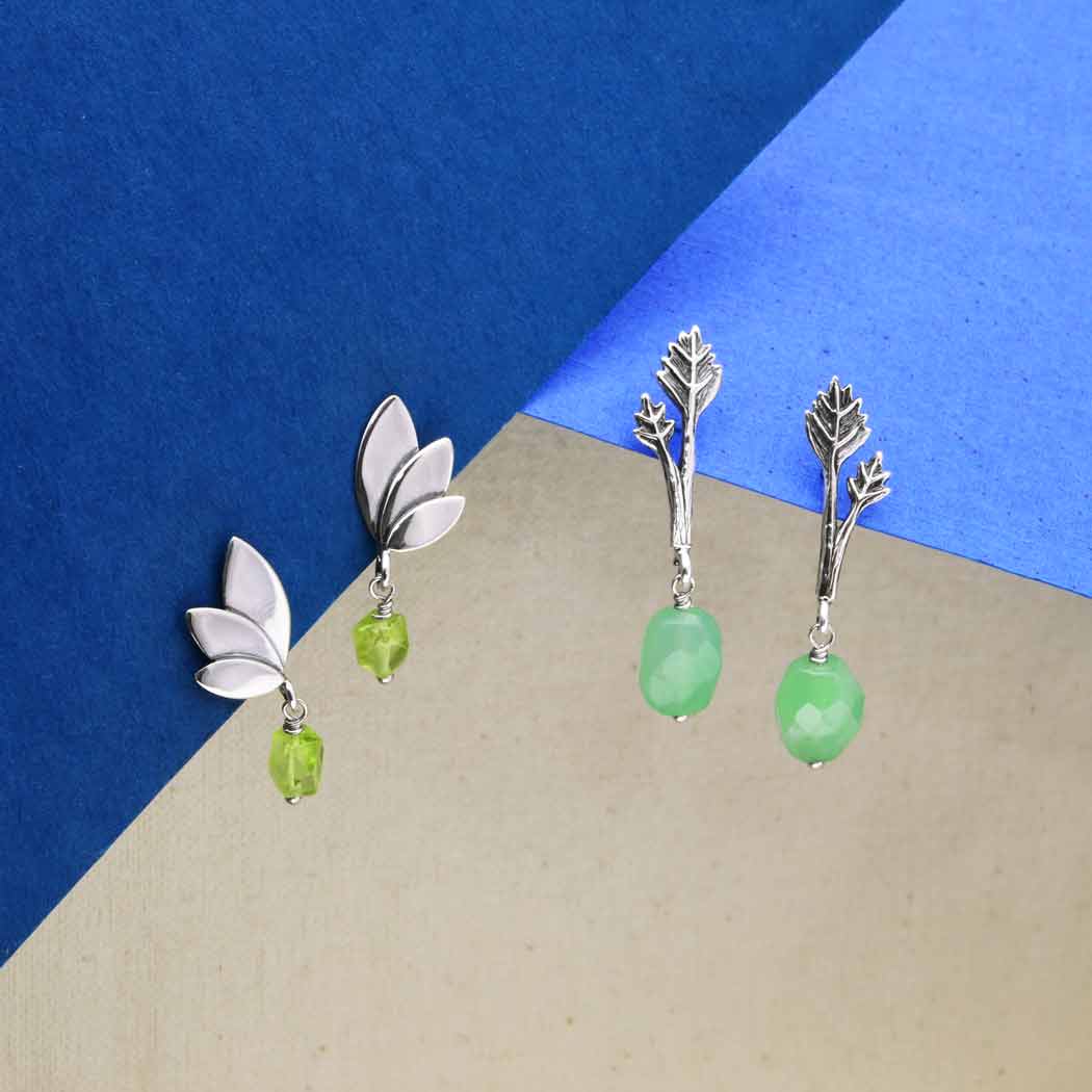 Leaf Drop Earrings