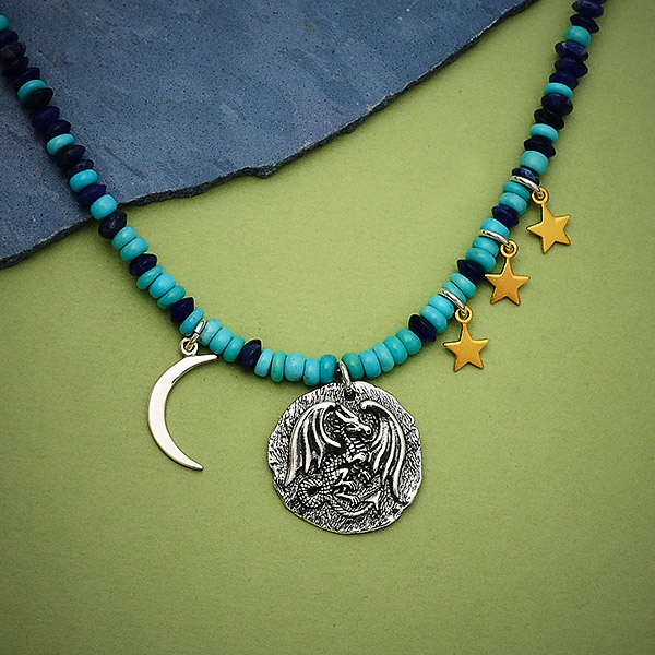 Little Dragon charm necklace DIY