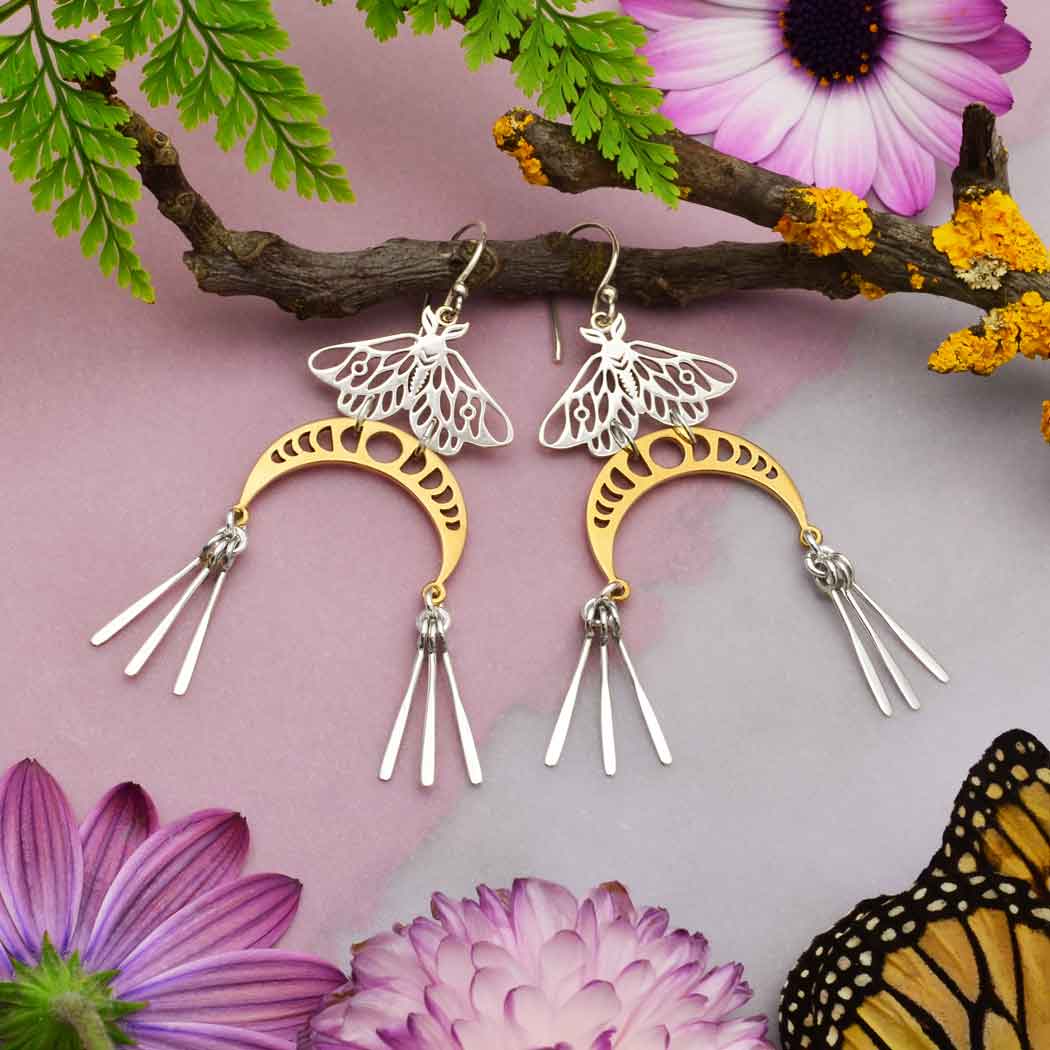 Moth Earrings Parts List