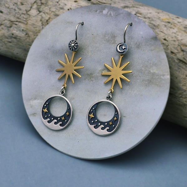 Midnight Sea Earrings