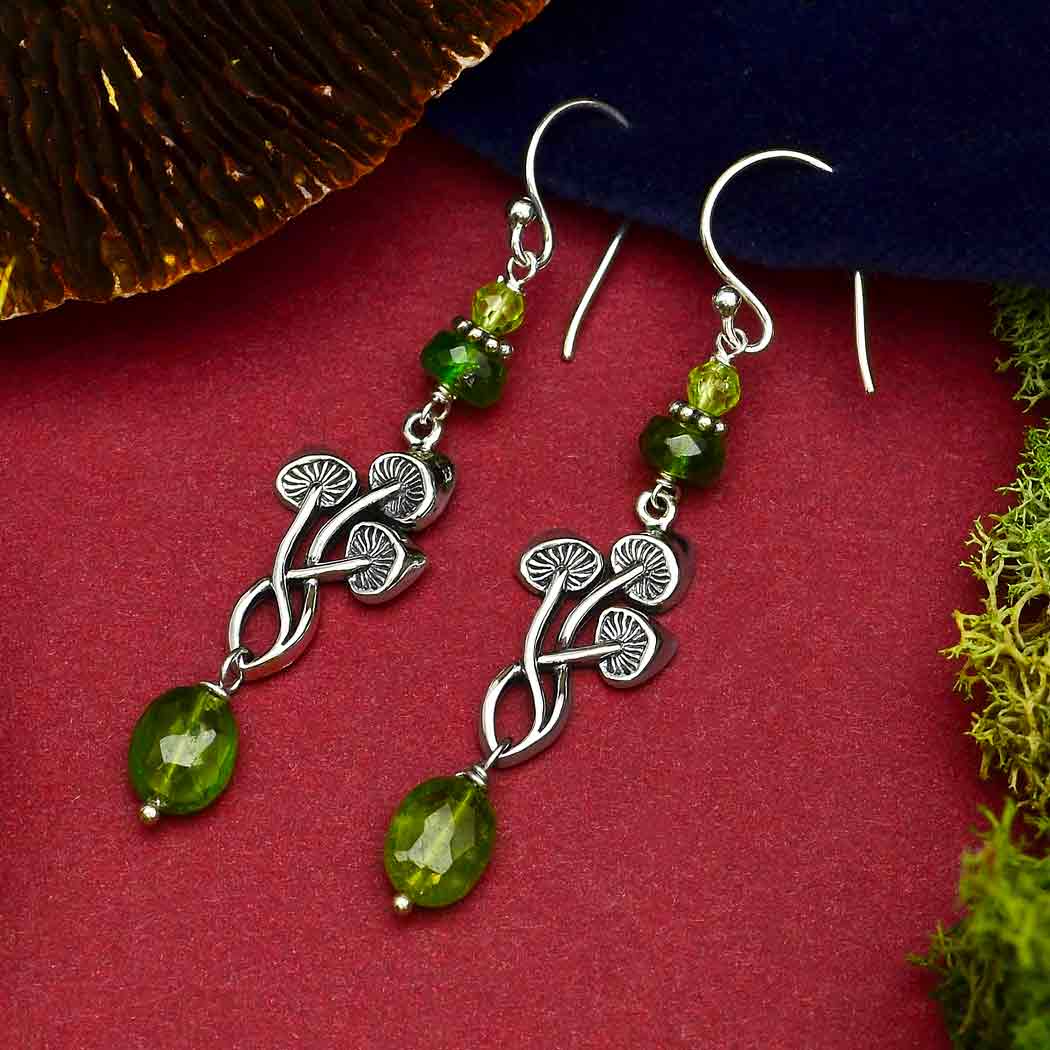 Mossy Mushroom Earrings