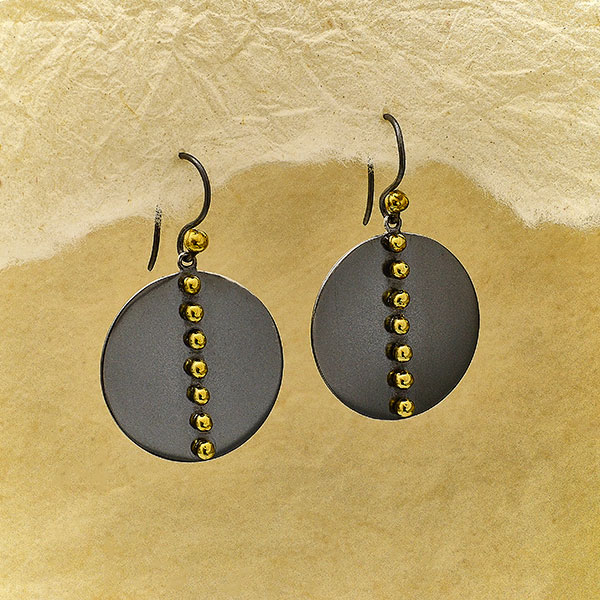 Black and Bronze Earrings parts list