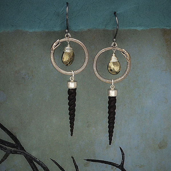 Serpent Garden Earrings Parts List