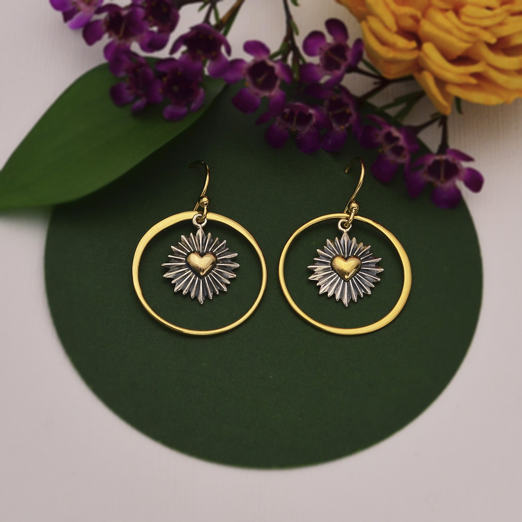 Radiant Heart Earrings