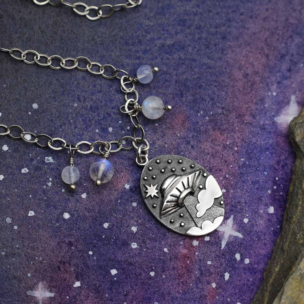 UFO Rain Necklace