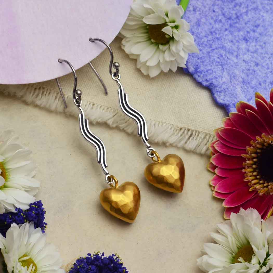 Waves of Affection earring design idea