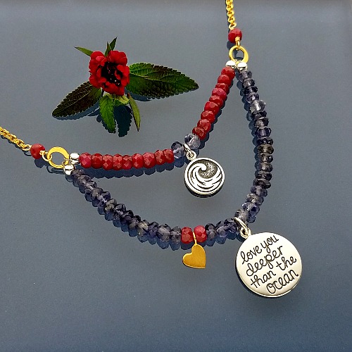 Deeper In Love Necklace design idea